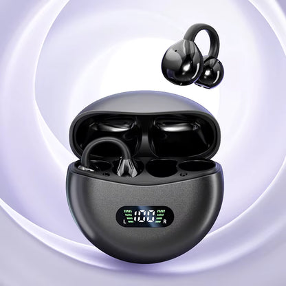 Auriculares Bluetooth Clip Ows Negros Aros unisex
